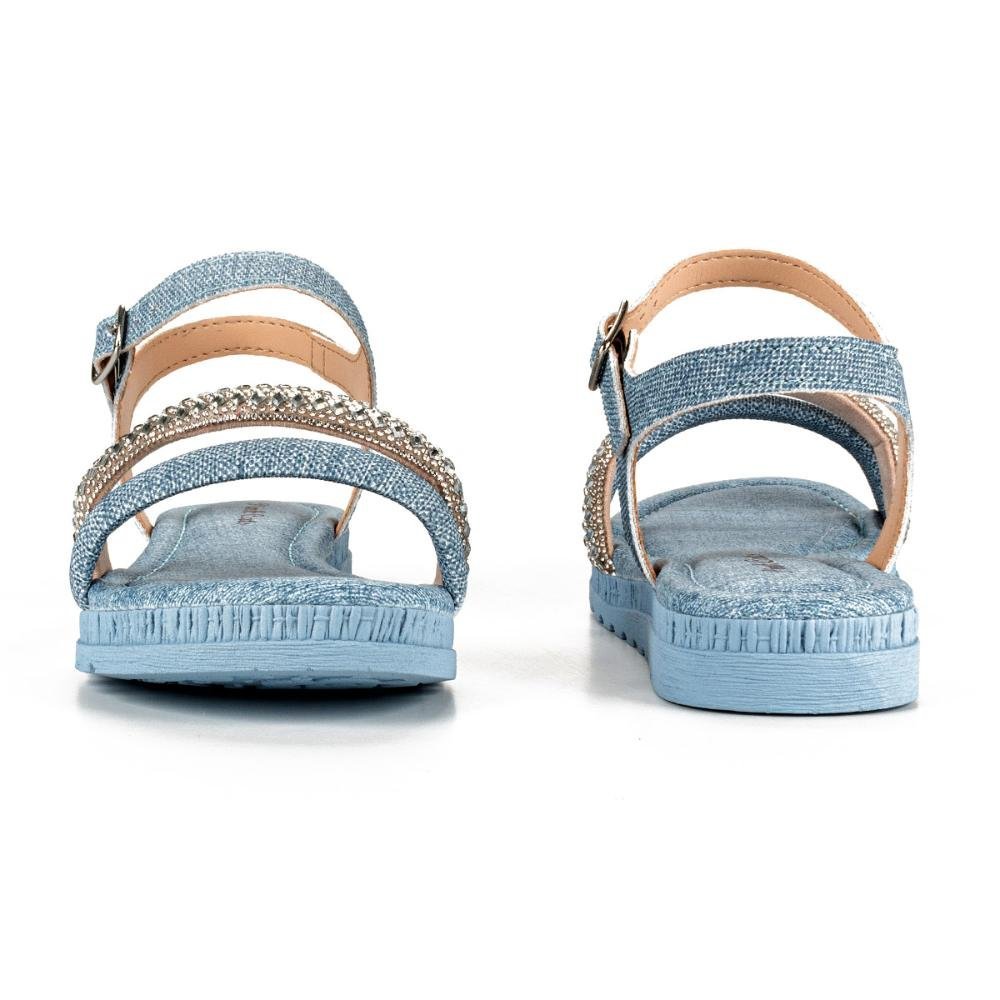 Sandália Pink Cats Infantil Flatform Azul 3