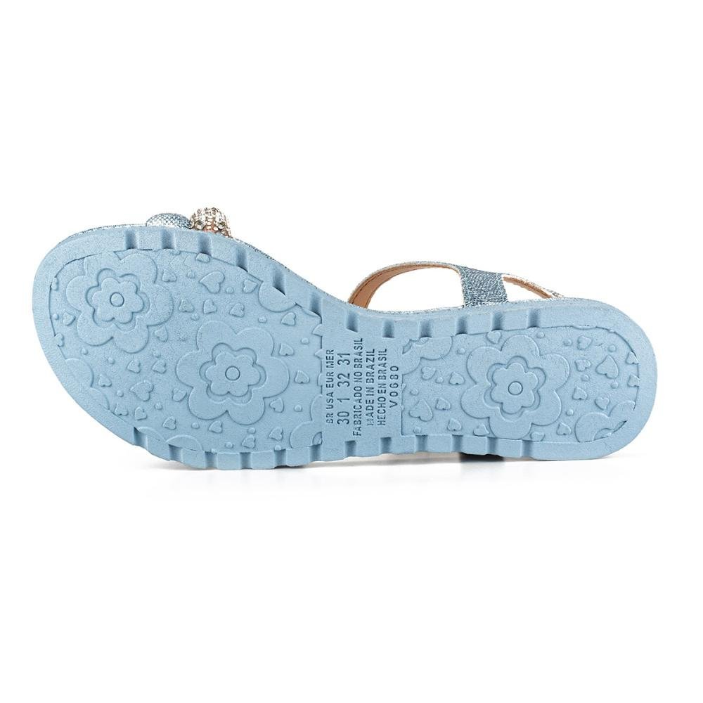 Sandália Pink Cats Infantil Flatform Azul 4