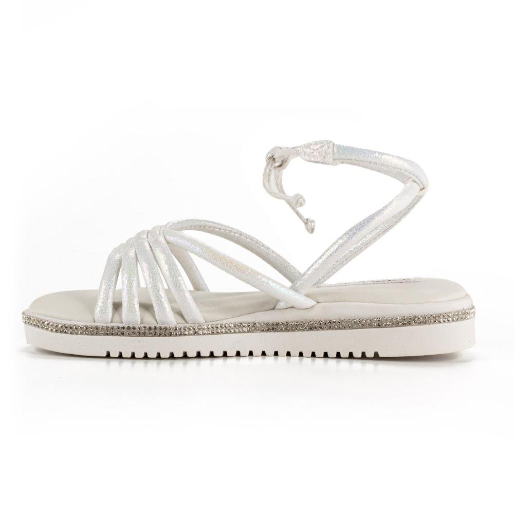 Sandália Pink Cats Infantil Flatform Branco 2