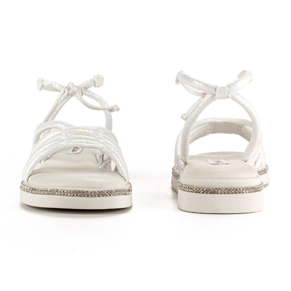 Sandália Pink Cats Infantil Flatform Branco 3