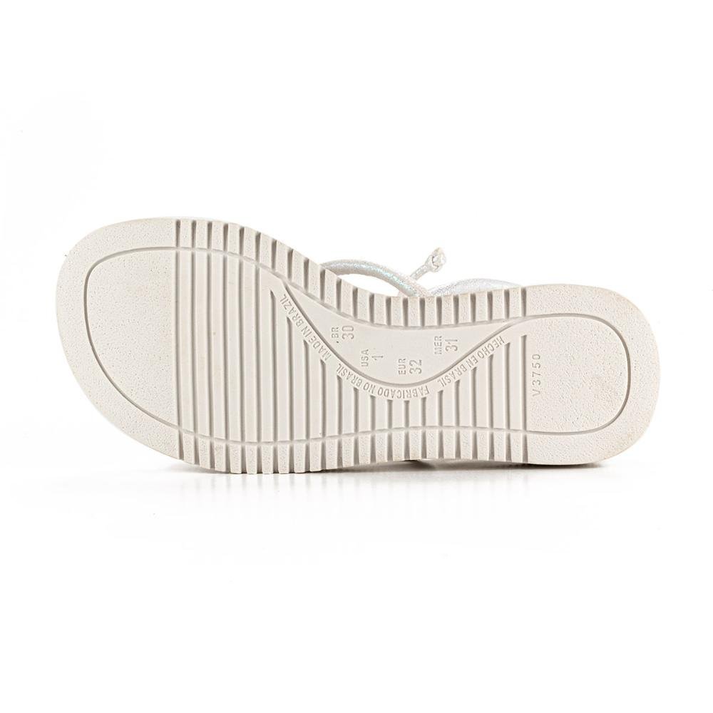Sandália Pink Cats Infantil Flatform Branco 4