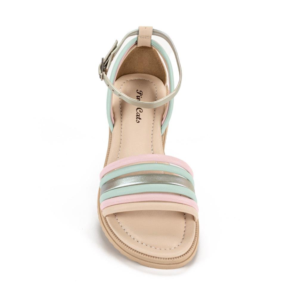 Sandália Pink Cats Infantil Flatform Multicores 5