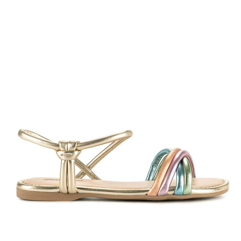 Sandália Pink Cats Infantil Rasteira