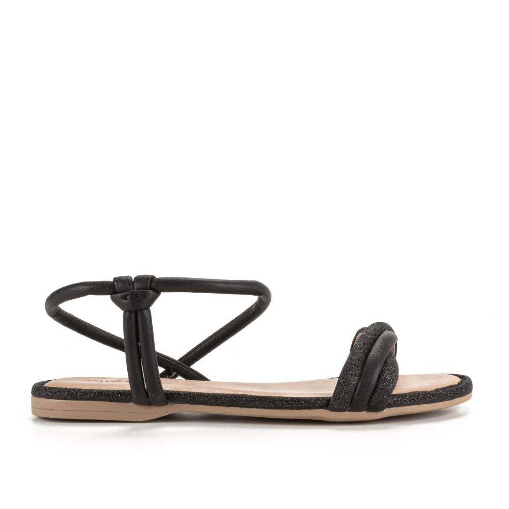 Sandália Pink Cats Infantil Rasteira Jeans