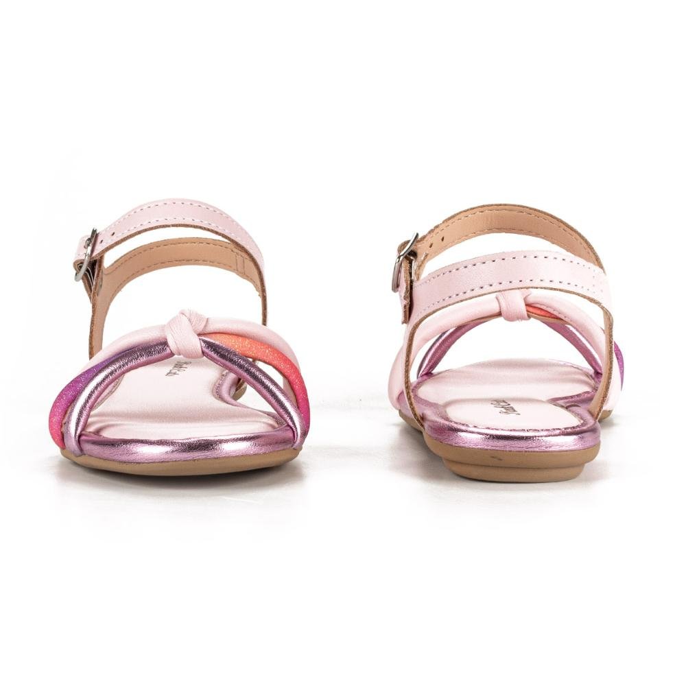 Sandália Pink Cats Infantil Rasteira Rosa 3