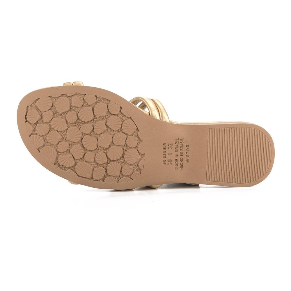 Slide Pink Cats Infantil Claro Dourado 4