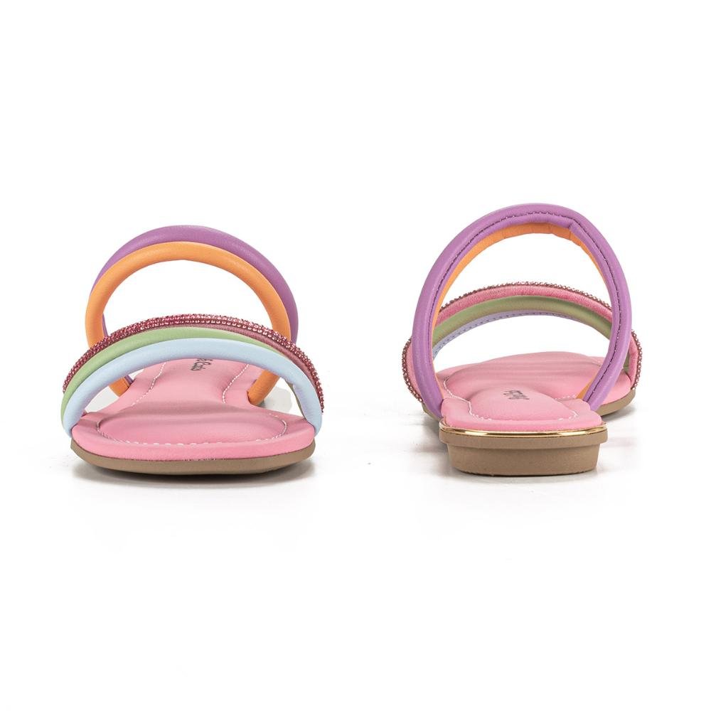 Slide Pink Cats Infantil Multicores 3
