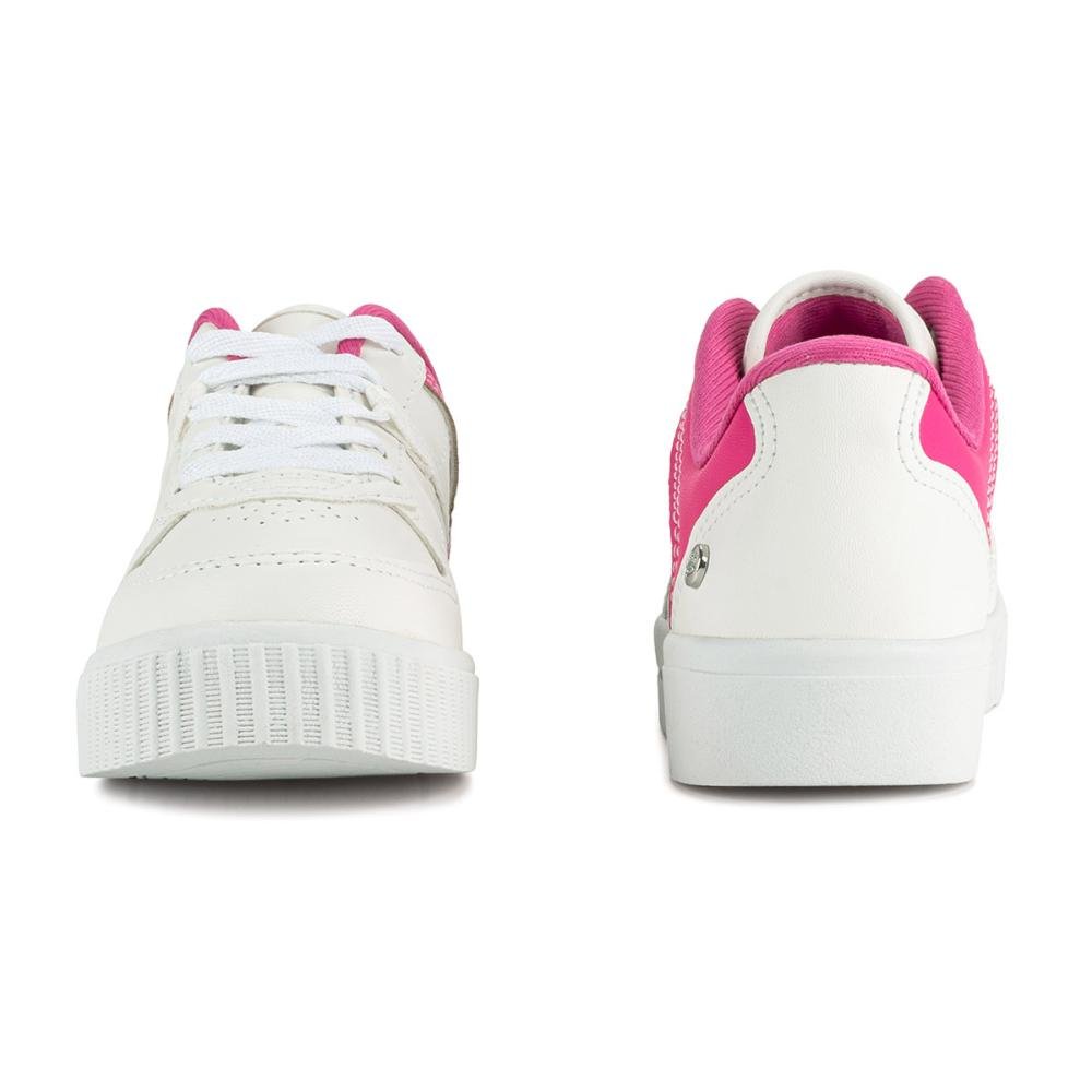 Tênis Pink Cats Infantil Casual Flatform E V3682 Branco 3