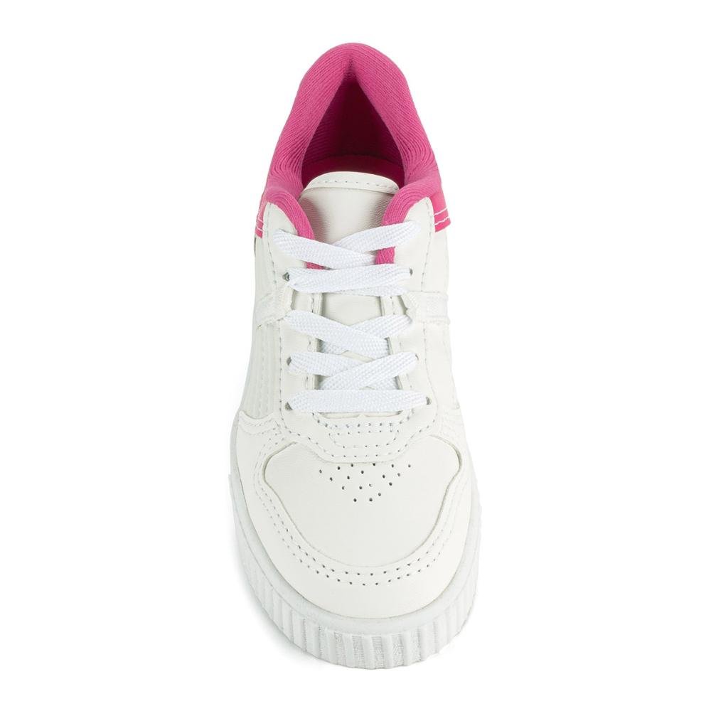Tênis Pink Cats Infantil Casual Flatform E V3682 Branco 5