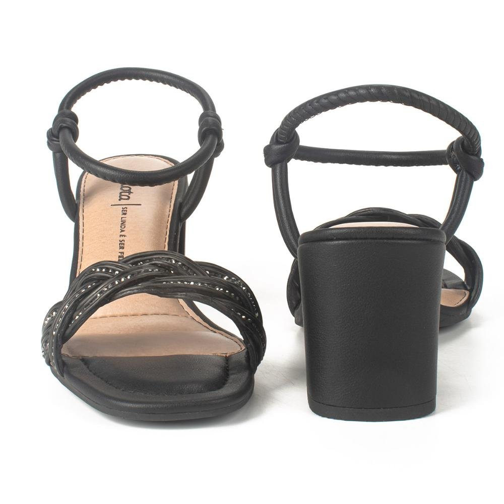 Sandália Dakota de Salto Bloco Preto 4