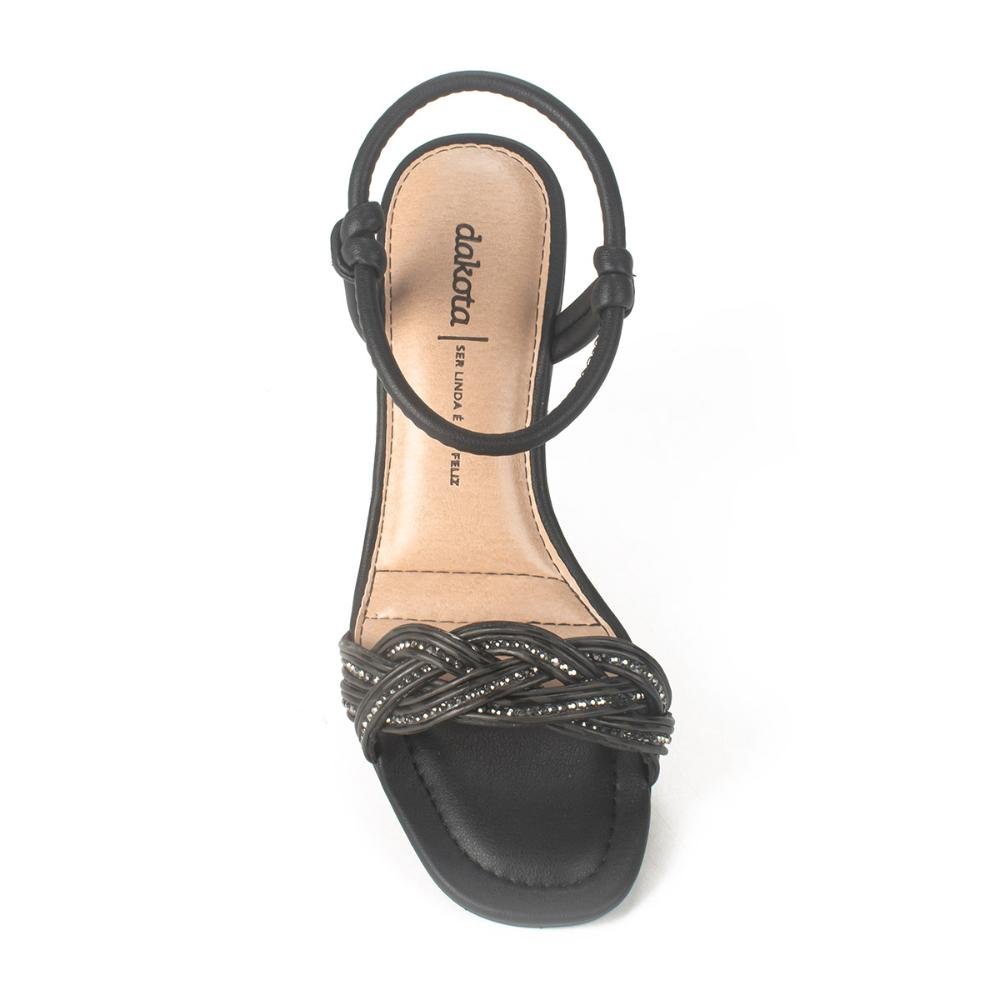 Sandália Dakota de Salto Bloco Preto 6