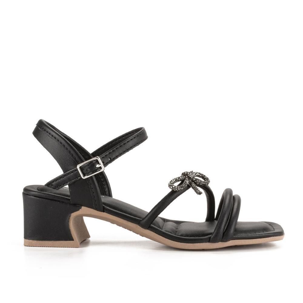 Sandália Pink Cats Infantil de Salto Bloco