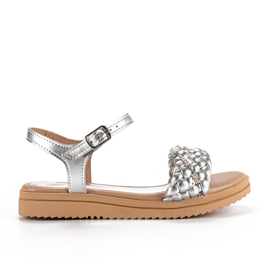 Sandália Pink Cats Infantil Flatform Metalizada