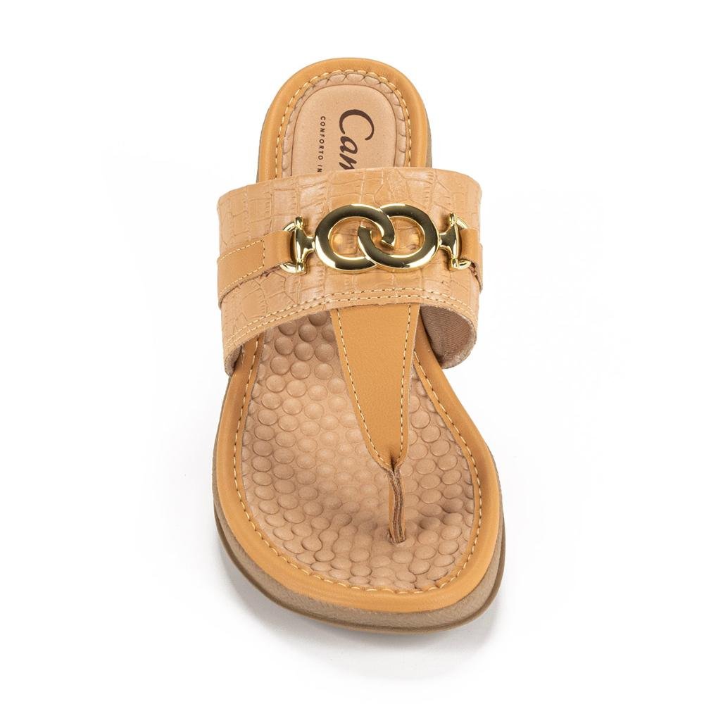 Chinelo Campesí Bege 6