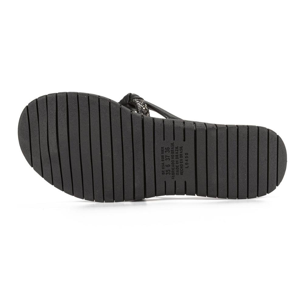 Chinelo Campesí Com Brilhos Preto 4