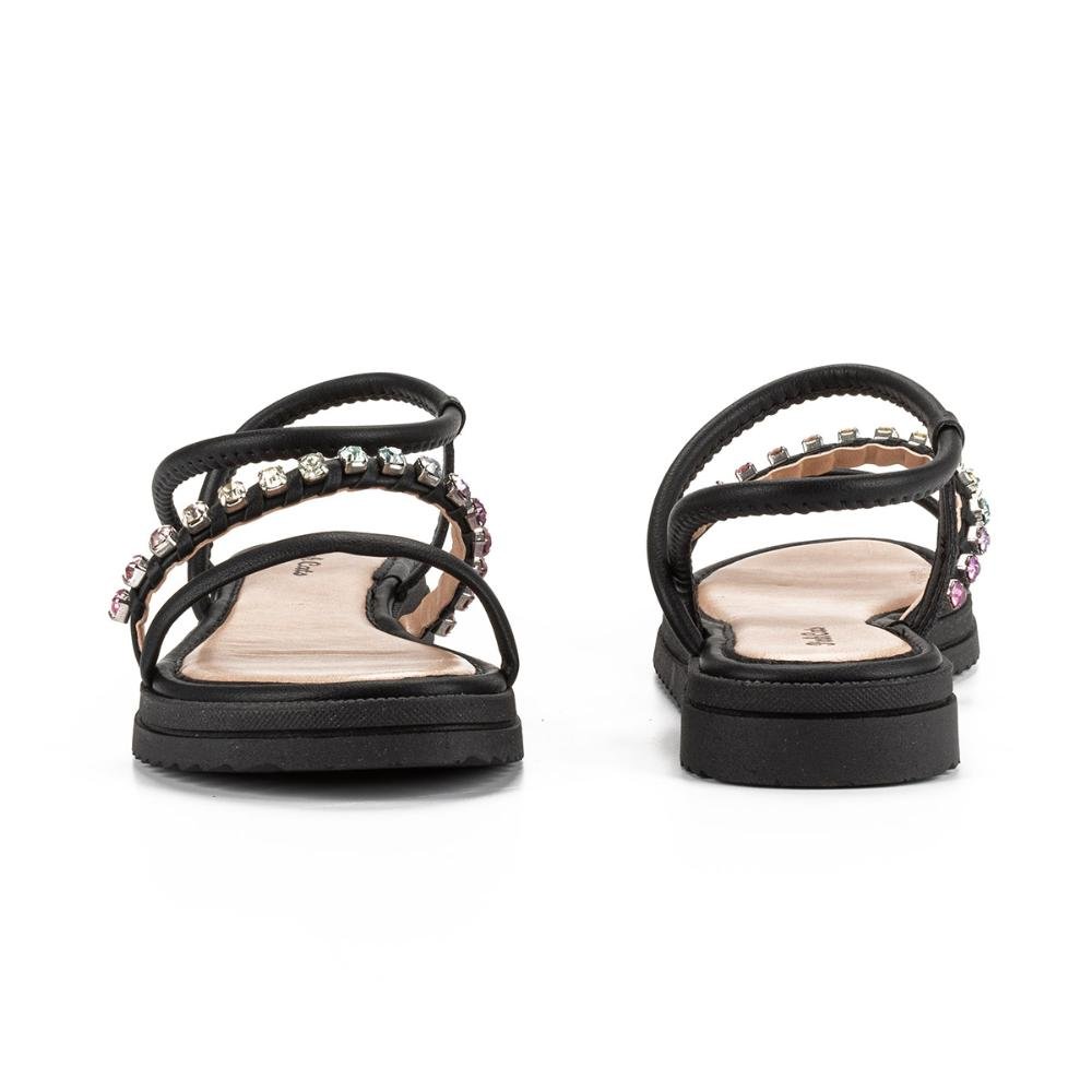 Sandália Pink Cats Infantil Flatform Preto 3