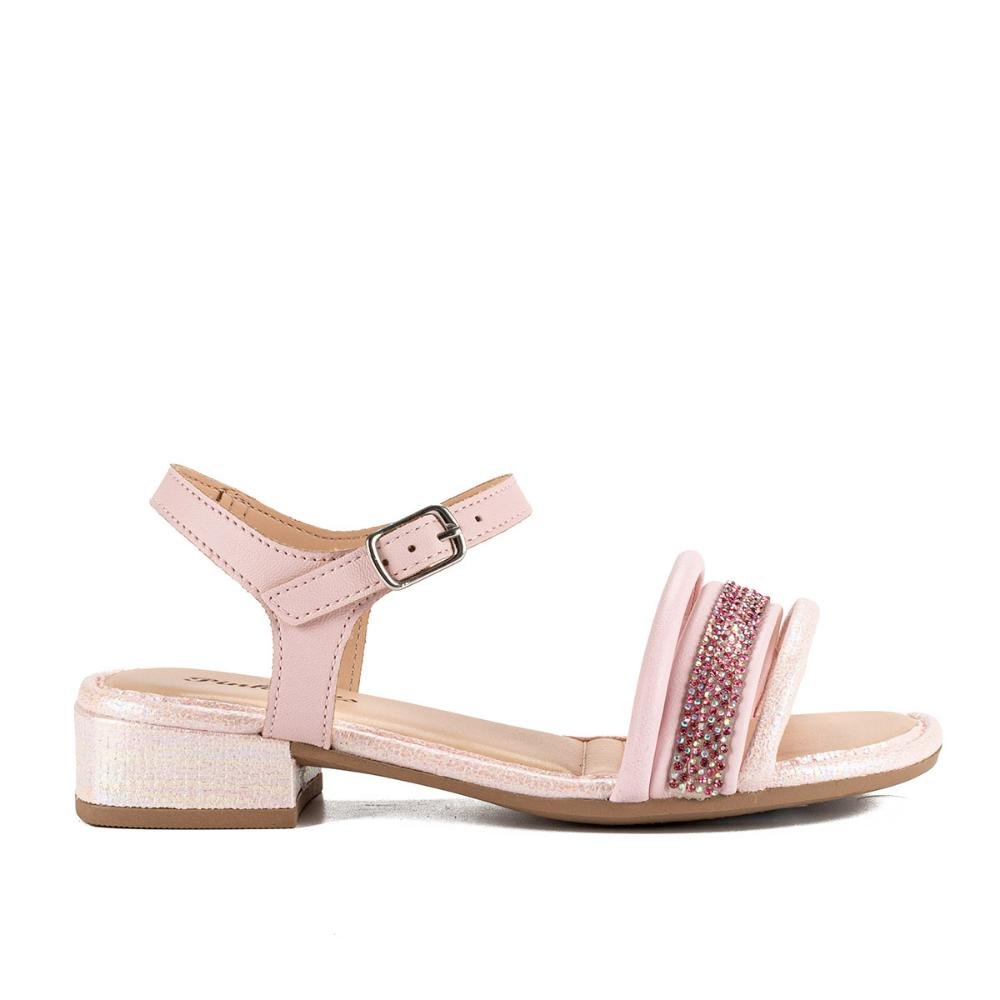 Sandália Pink Cats Infantil de Salto Baixo