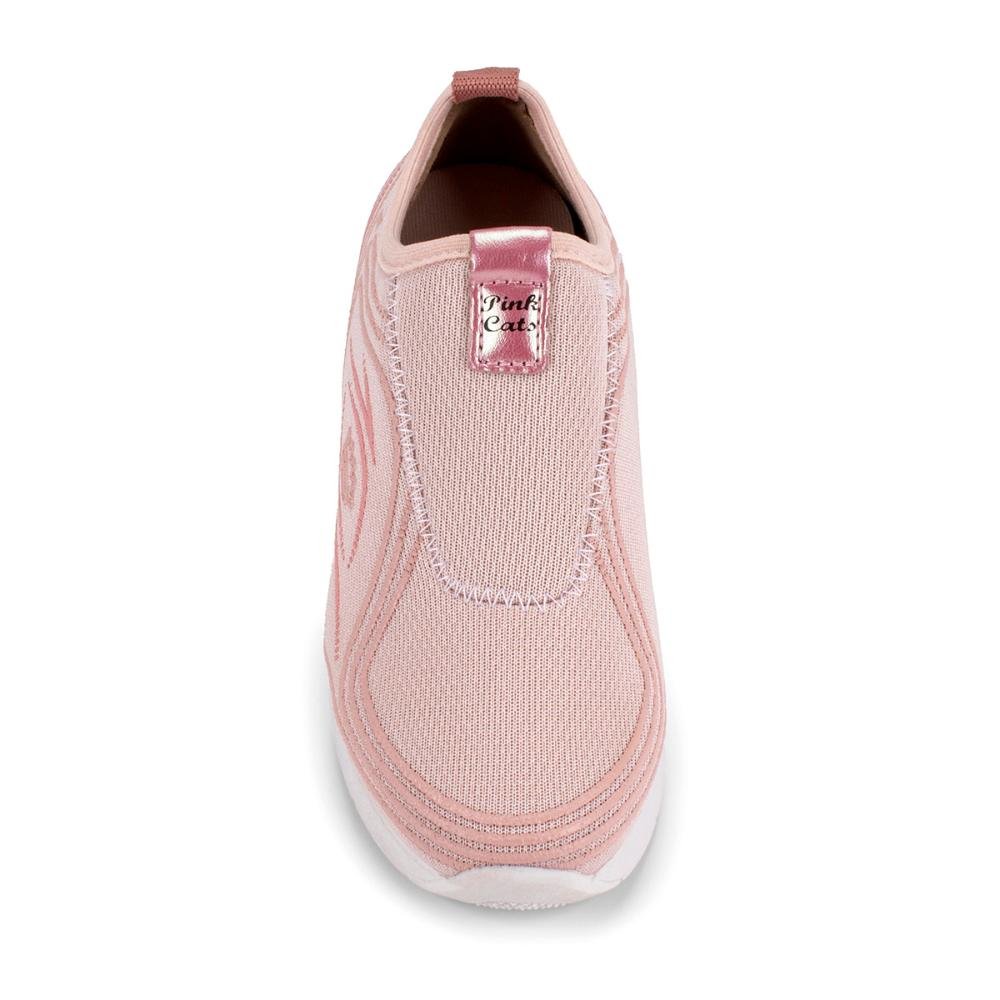 Tênis Pink Cats Infantil Jogging V4031 Rosa 5