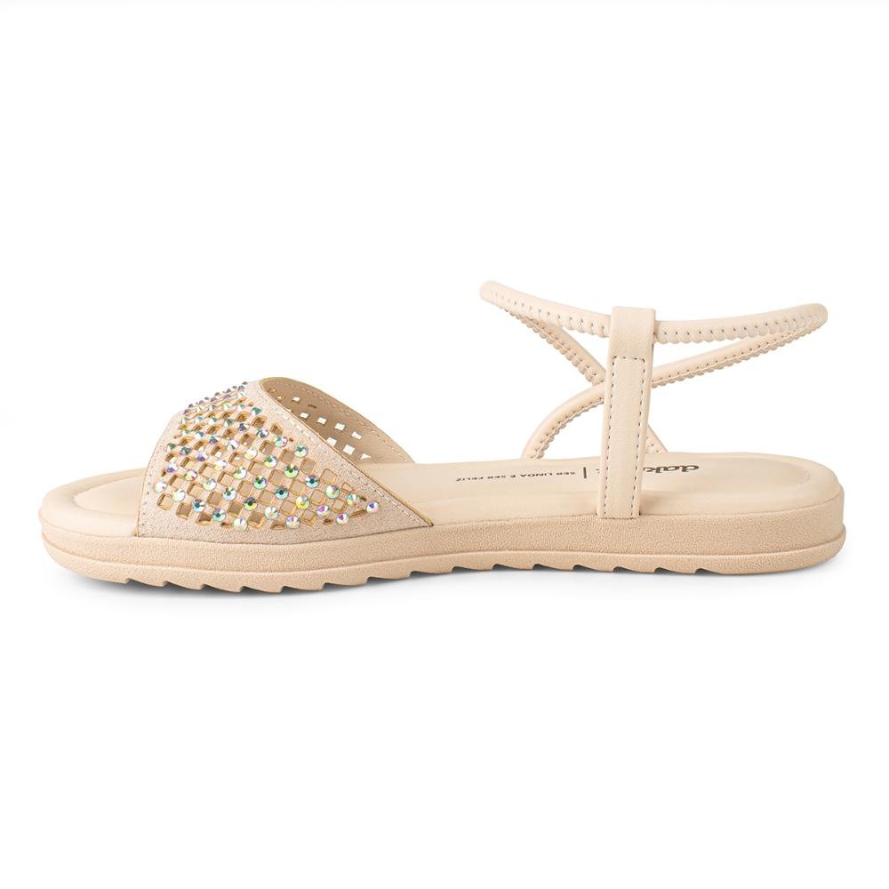 Sandália Dakota Flatform Claro Bege 3