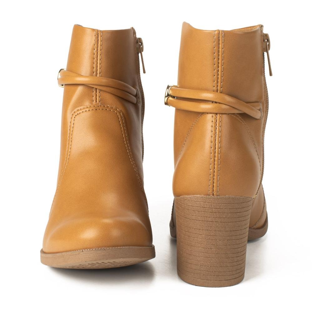 Bota Dakota de Cano Curto G9641 Bege 4