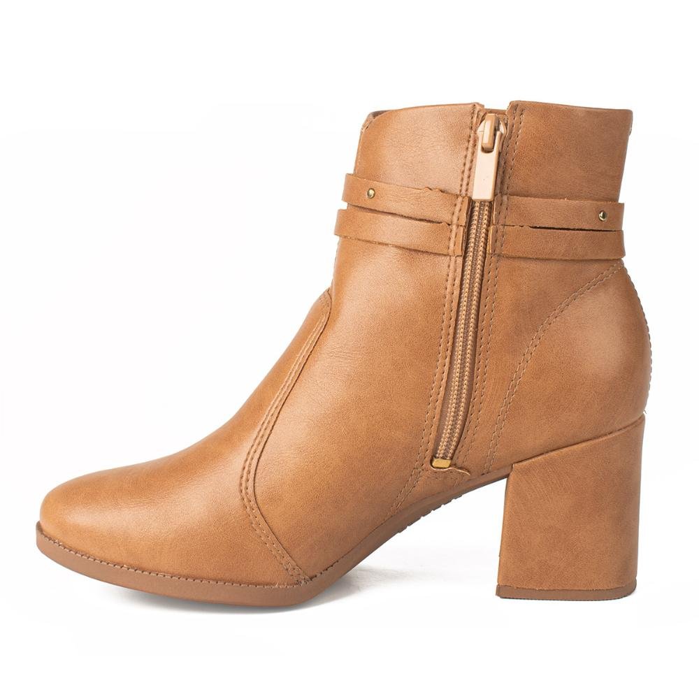 Bota Dakota de Cano Curto G9611 Bege 3