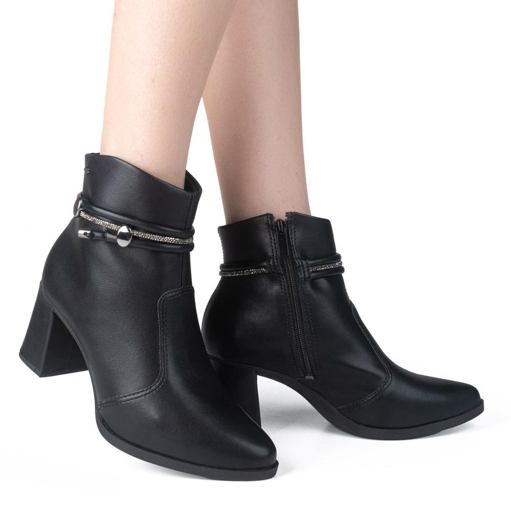 Bota Dakota de Cano Curto Feminina G9901 Preto 2
