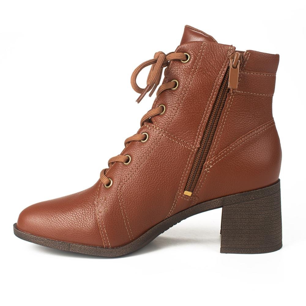 Bota Coturno de Couro DA083 Marrom 3