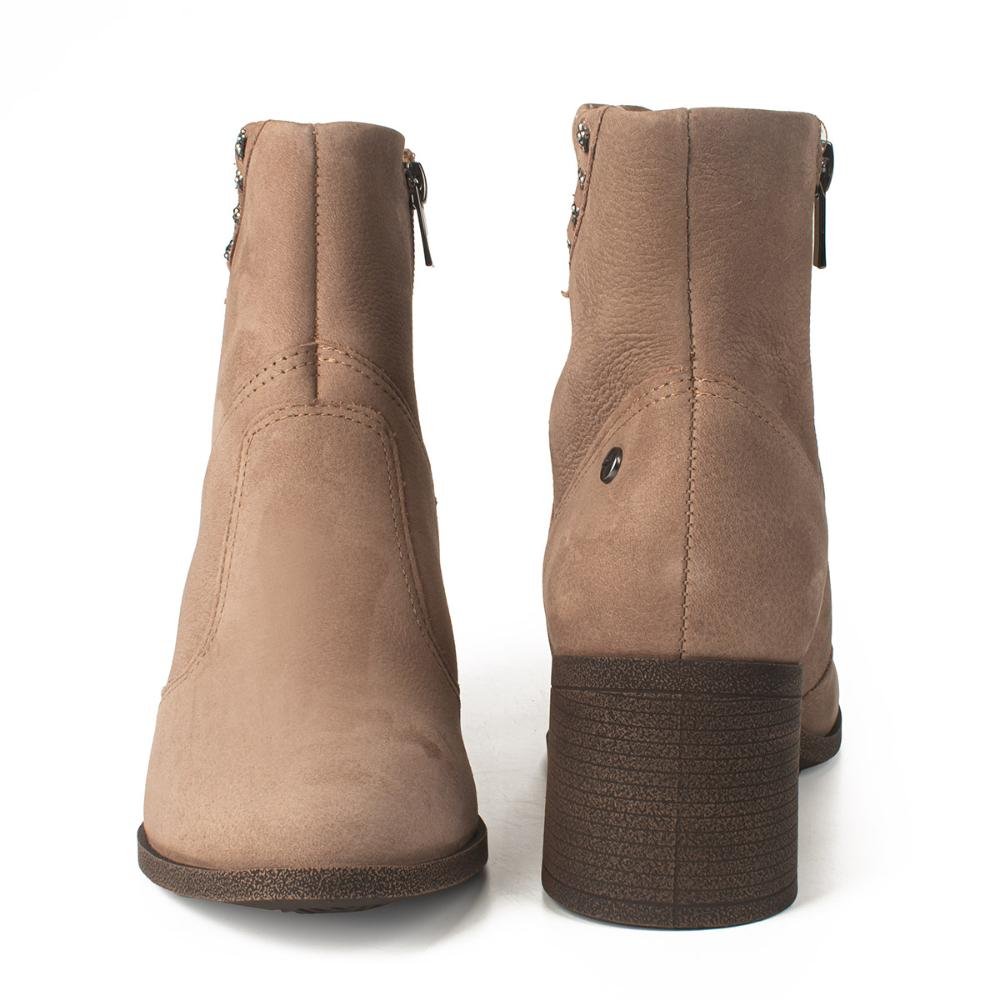 Bota Dakota de Couro Com Cano Curto DA082 Cinza 4