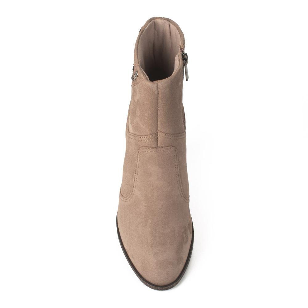 Bota Dakota de Couro Com Cano Curto DA082 Cinza 6