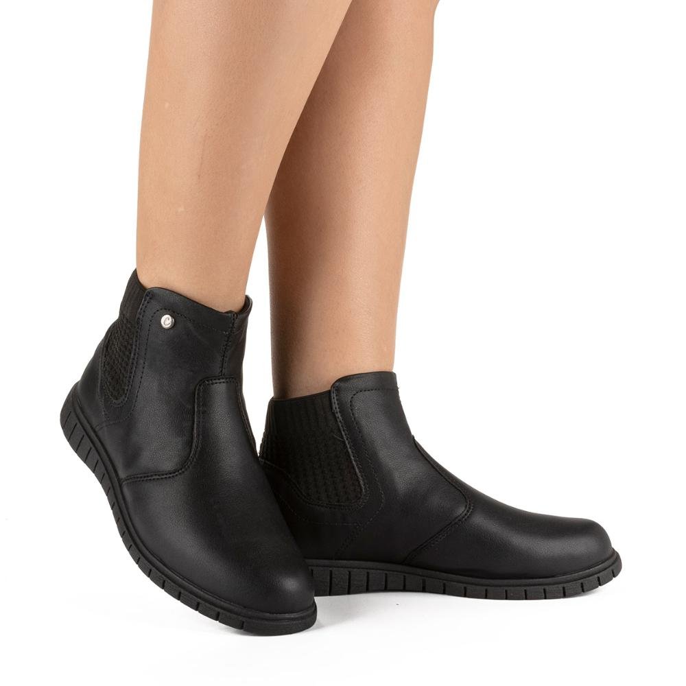 Bota Campesí de Cano Curto L9981 Preto 2