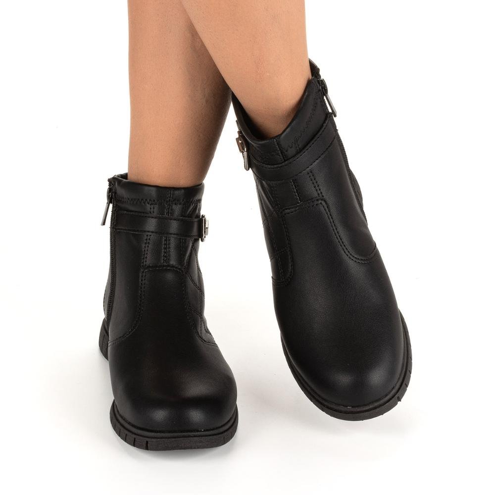 Bota Campesí de Cano Curto L9811 Preto 2