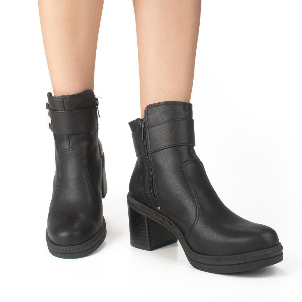 Bota Dakota de Cano Curto Feminina G9881 Preto 2