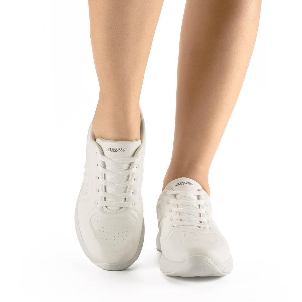 Tênis Mississipi Jogging MI821 Branco 2