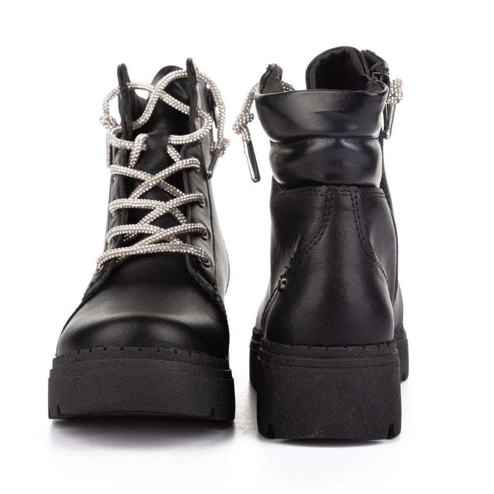 Bota Coturno Pink Cats Infantil V3982 Preto 3