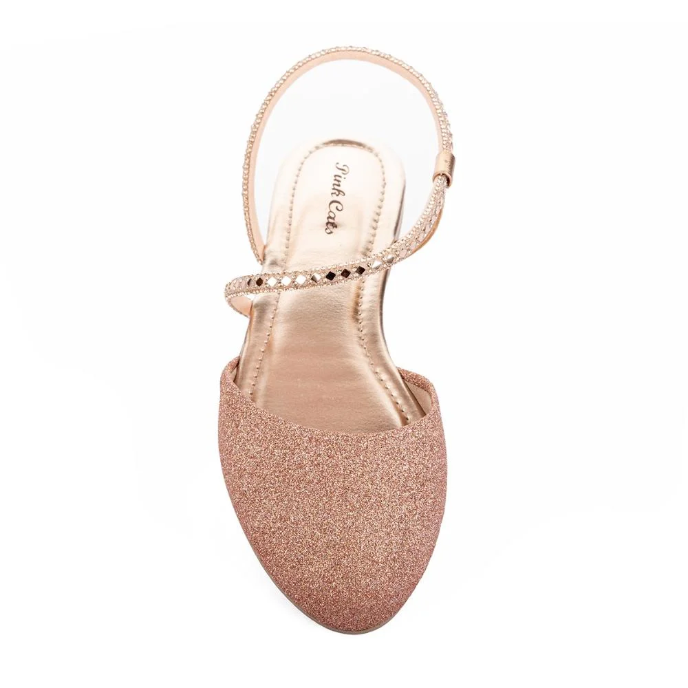 Sapatilha Pink Cats Infantil Com Brilhos Rosa 5