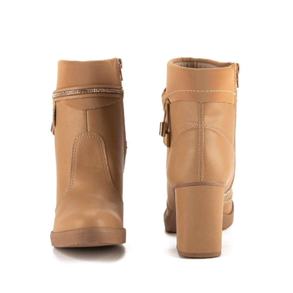 Bota Mississipi de Cano Curto MA732 Bege 4