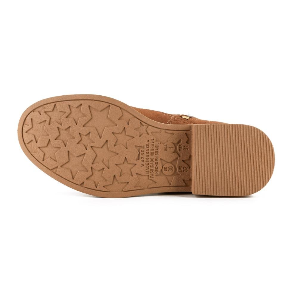 Bota Pink Cats Infantil de Cano Curto V4362 Marrom 4