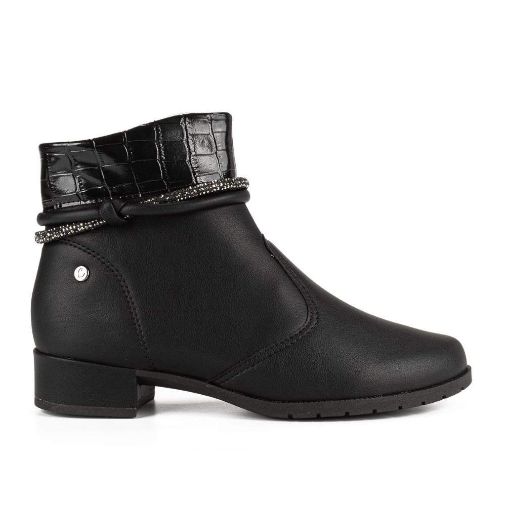 Bota Campesí de Cano Curto L9885 Preto 1