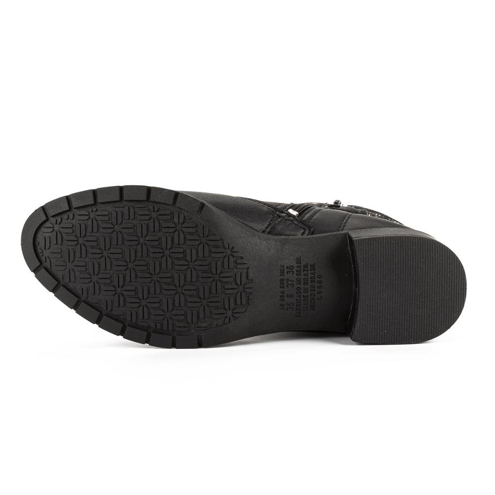 Bota Campesí de Cano Curto L9885 Preto 5