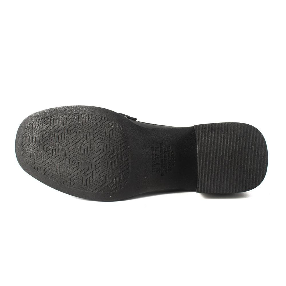 Sapato Dakota Loafer de Salto Bloco G9763 Preto 5