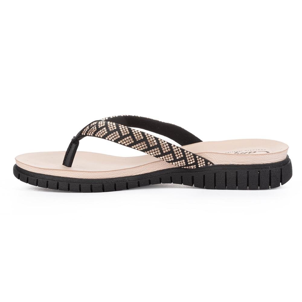 Chinelo Campesí Com Brilhos L9725 Preto 3