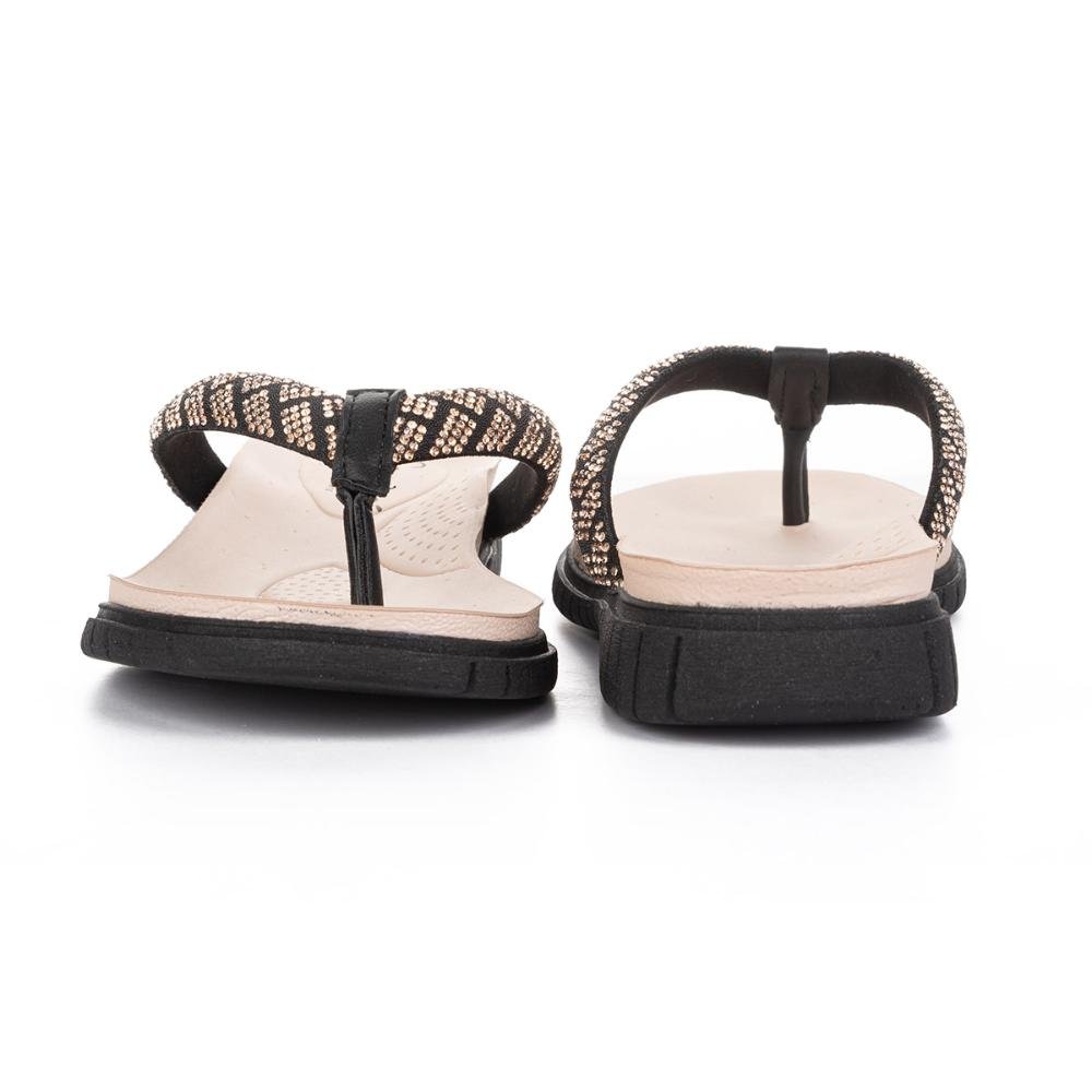 Chinelo Campesí Com Brilhos L9725 Preto 4