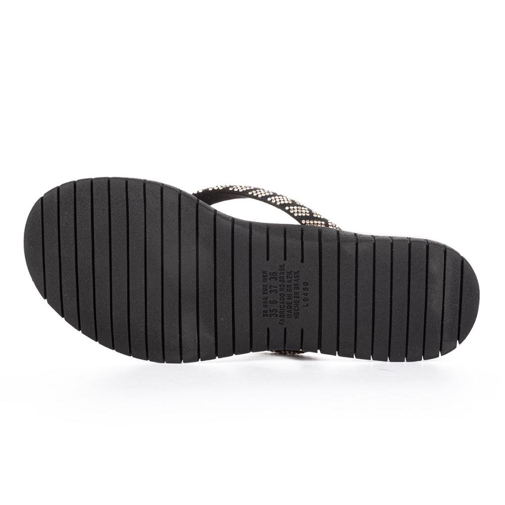 Chinelo Campesí Com Brilhos L9725 Preto 5