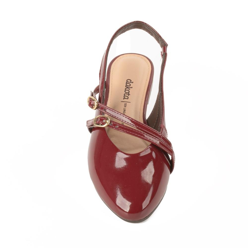 Sapatilha Dakota Slingback G9838 Vermelho 6