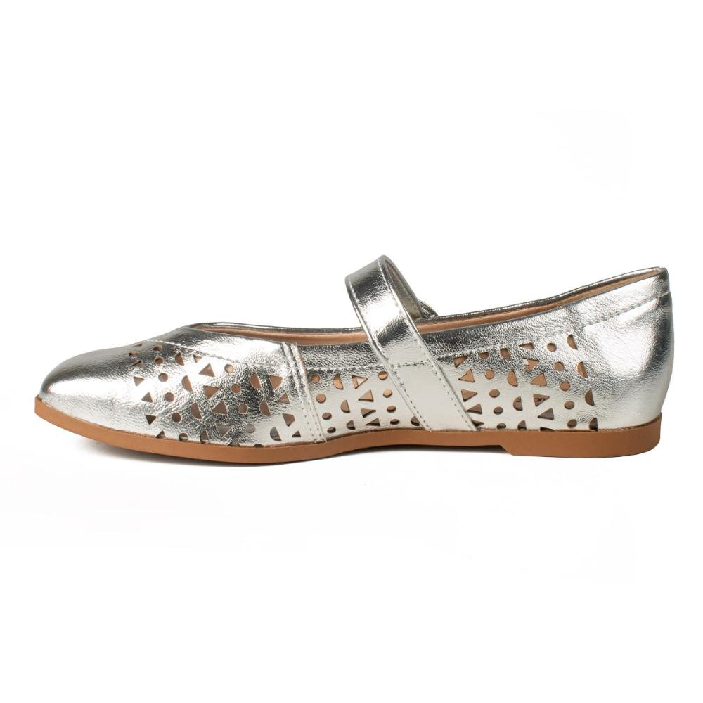Sapatilha Dakota Metalizada DA491 Prata 3