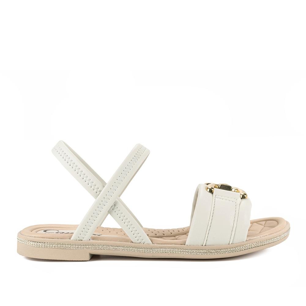 Sandália Campesí Rasteira CP173 Branco 1