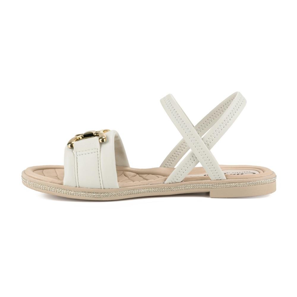 Sandália Campesí Rasteira CP173 Branco 3