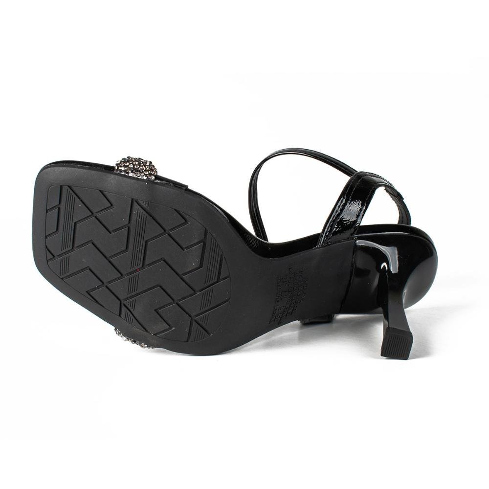 Sandália Dakota de Salto Alto Com Brilhos Feminina Y8251 Preto 4