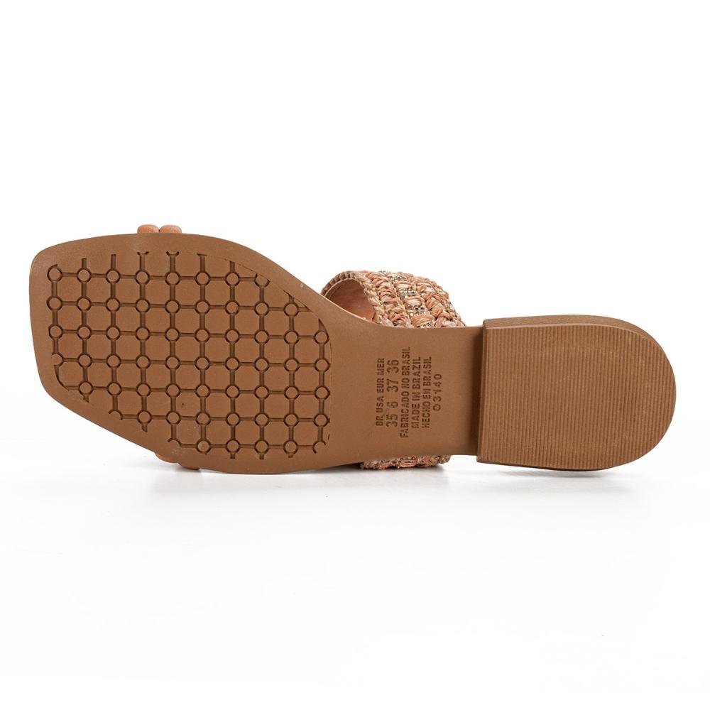 Chinelo Mississipi Feminino MB261 Caramelo 4