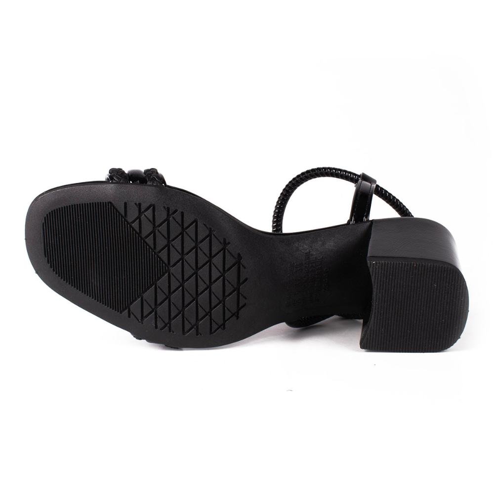 Sandália Dakota de Salto Bloco Y8431 Preto 4
